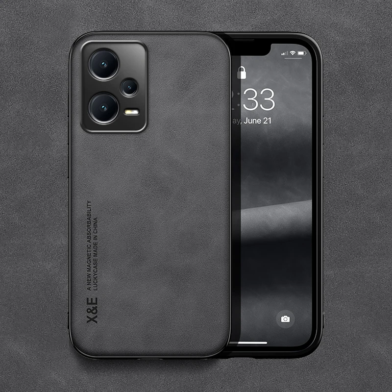 Роскошный Магнитный кожаный чехол для Xiaomi Redmi Note 12 12T Pro Plus Turbo 12C Note12 12Pro 12X X T Φ 4G чехол с поддержкой автомобильного держателя