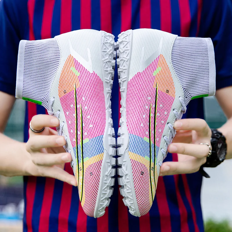 Men's Soccer Shoes Children‘s Football Boots TF/FG Outdoor Grass Proffesional Anti-Slip Soccer Shoes New Arrival 2023 Sneakers