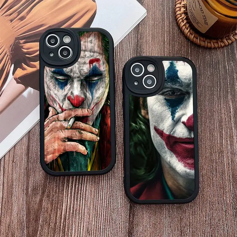 Купи Movie Joker Joaquin Phone Case For iPhone 14 Plus 13 12 11 Pro Max Mini X XS XR Soft Silicone Black Cover за 120 рублей в магазине AliExpress