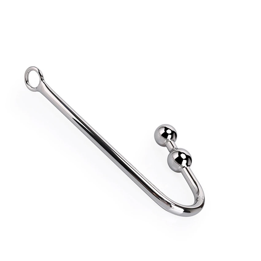 

Stainless Steel Anal Plug Anale Sex Toys Anal Hook Beads Fetish Bdsm Bondage Restraints Butt Plugs For Leather Chastity Belt