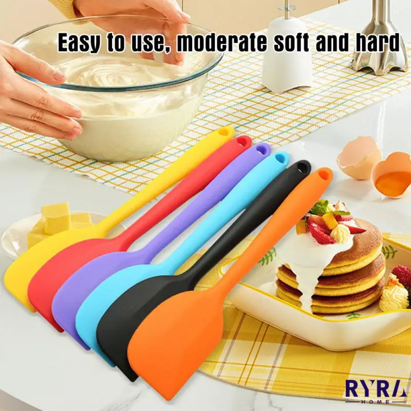 

Silicone Cream Butter Kitchen Cake Spatula Mixing Batter Scraper Brush Butter Mixer Cake Brushes Baking Tool Kitchenware