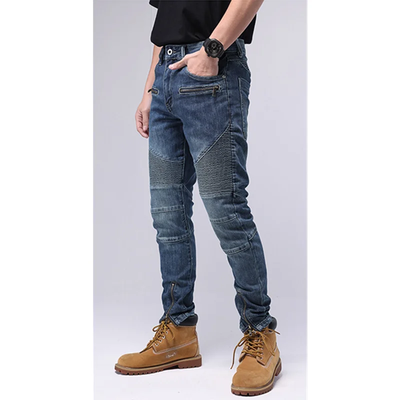 Streetwear Men  Autumn and Winter Slim and Elastic Leisure Elastic Force Black Pencil Pants 2022 Long Skinny Panels Jeans Female