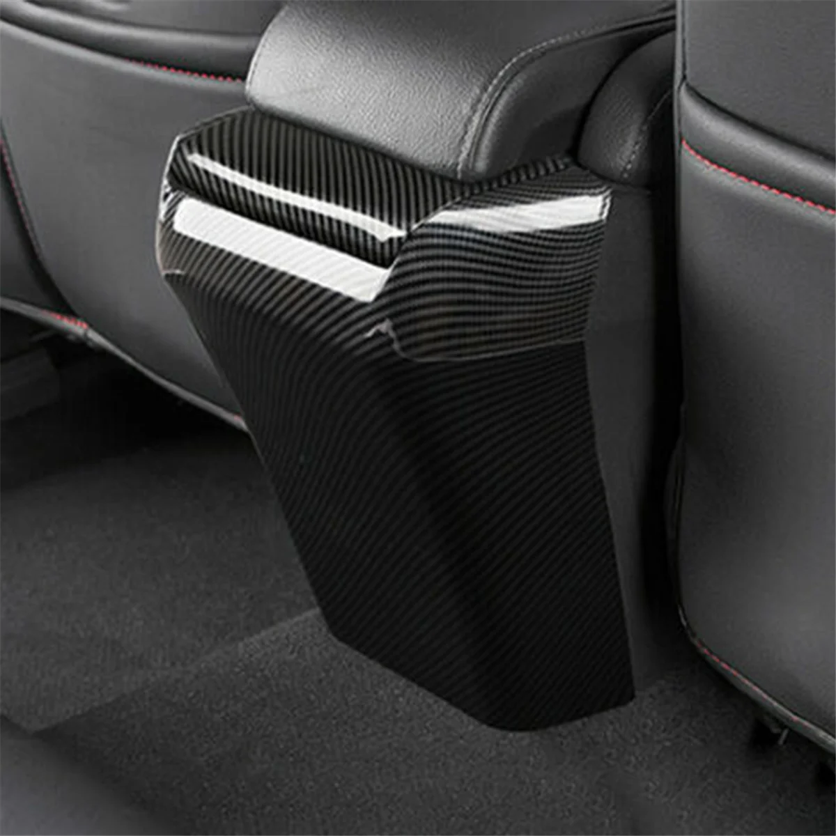 Подходит для Honda Civic 2016-2021 отделка передней вентиляционной панели из углеродного