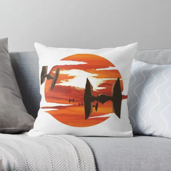 

Ride Of The Tie Fighters Printing Throw Pillow Cover Cushion Case Hotel Car Fashion Anime Wedding Comfort Pillows not include