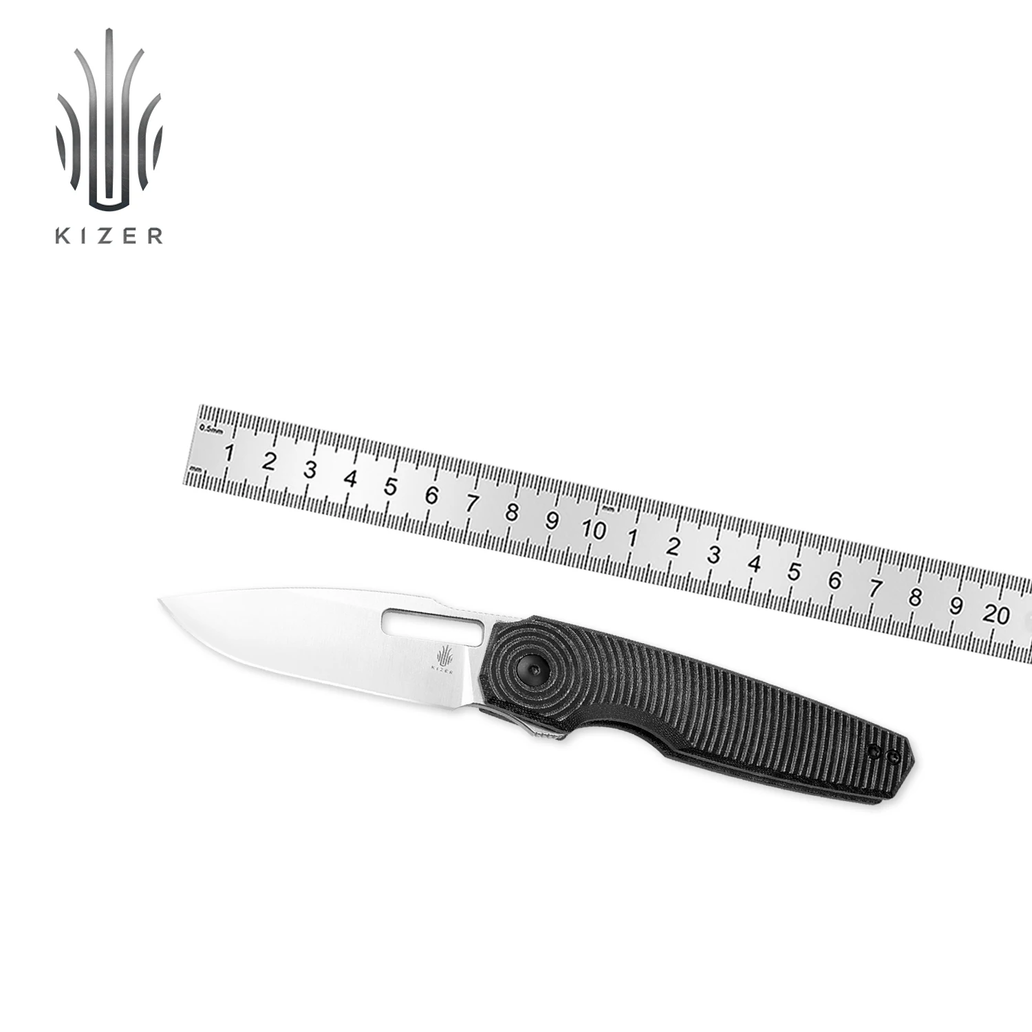 Нож для выживания Kizer Dogfish V3640A1 новинка 2024 ручка из микрокарты с нитроватным