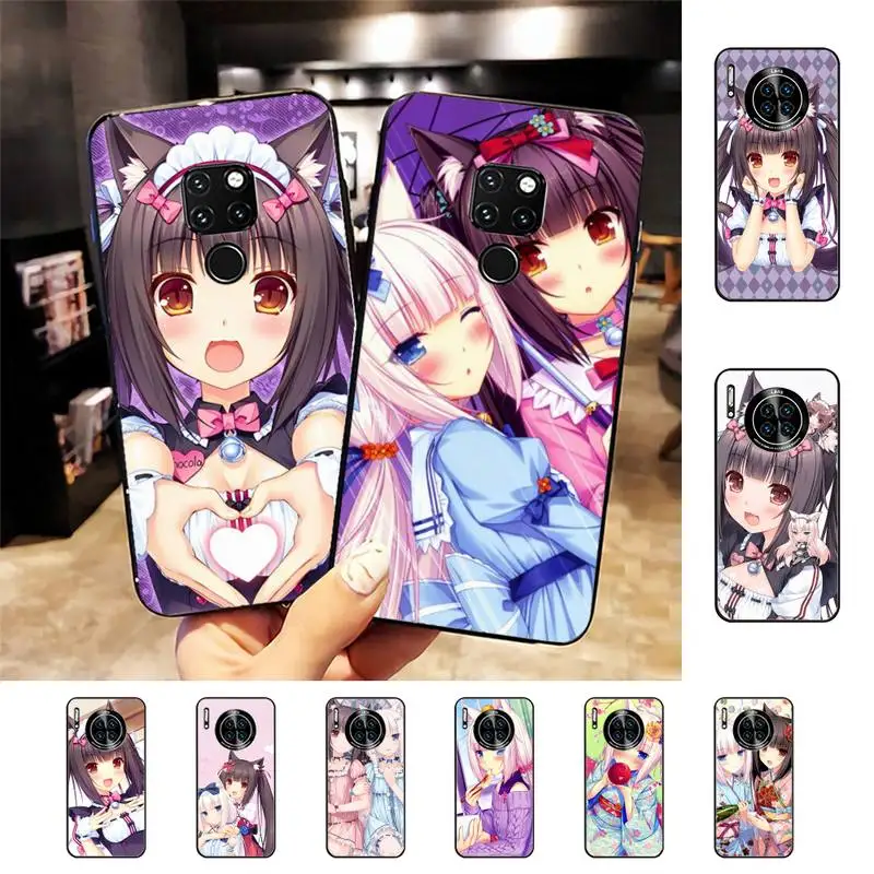 

RuiCaiCa Nekopara Phone Case For Huawei Nova 3I 3E mate 20lite 20Pro 10lite Luxury funda case