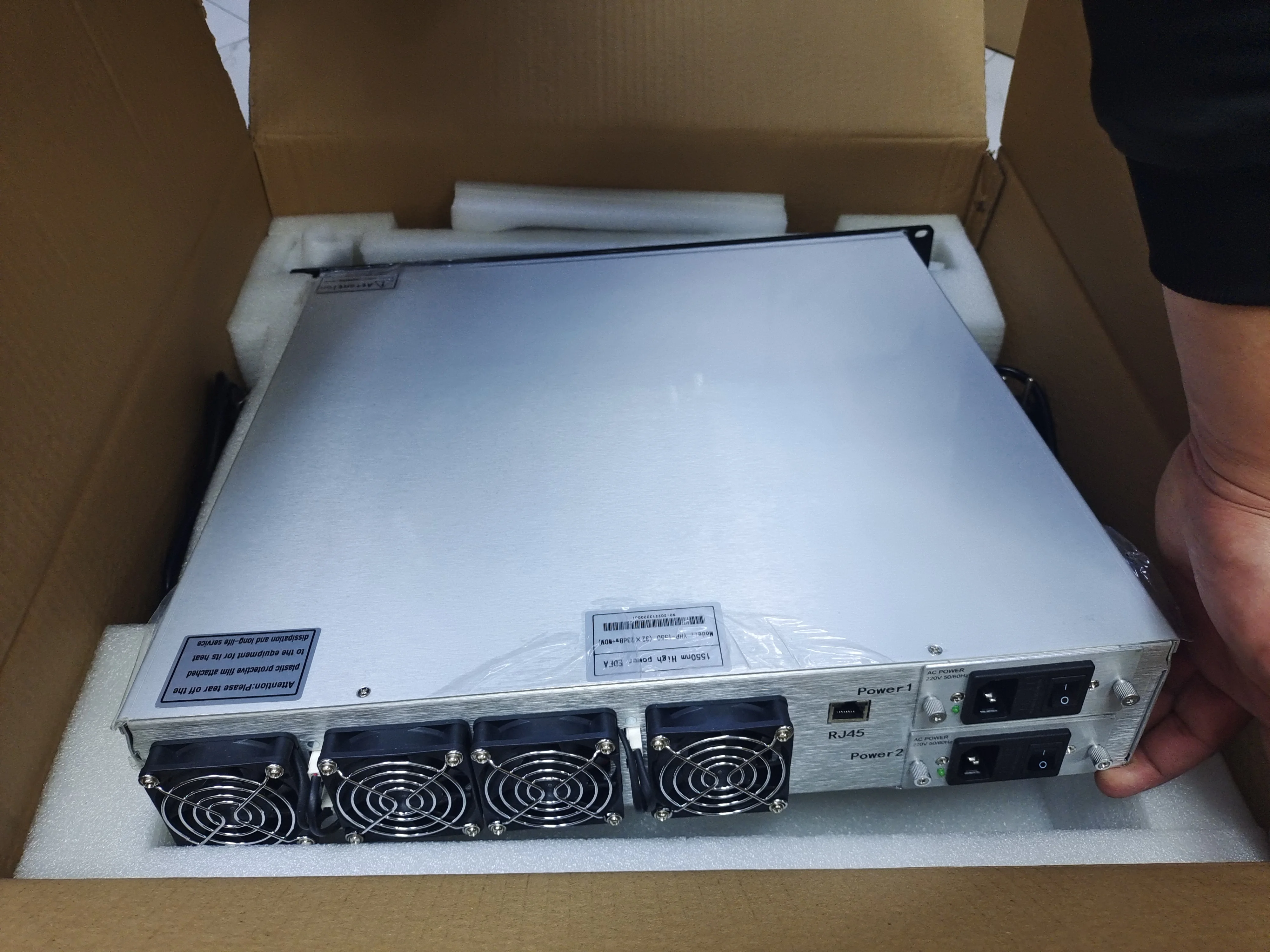 Заводская цена 2024 CATV 1550 нм EDFA 32 порта 22 дБм с усилителем WDM GPON OLT Networt PON amplifi catv