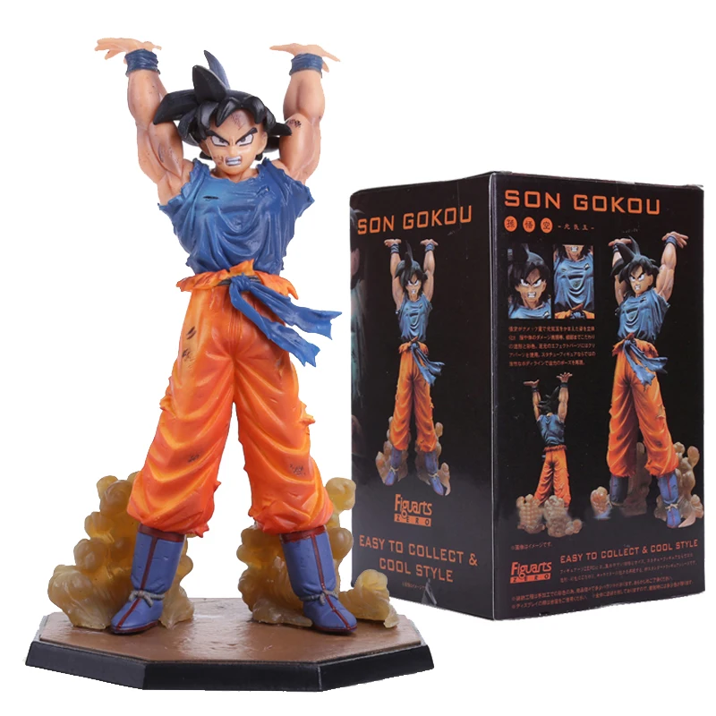 17cm Anime DBZ ZERO Son Goku Genki Dama Spirit Bomb Action Figures Collectible Model Doll Toys Figurals Brinquedos