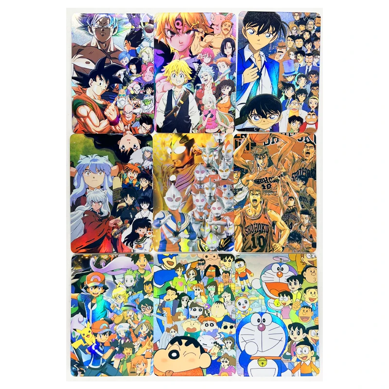 9 шт./компл. Dragon Ball Z GT Jump SLAM DUNK Super Saiyan герои Боевая карта Ultra Instinct Goku Vegeta игровая