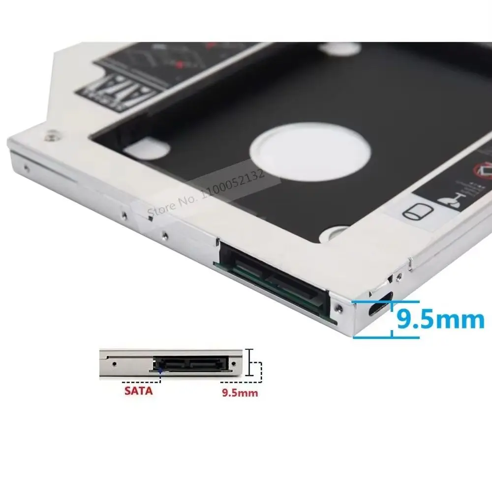 Фото Второй сменный отсек для жесткого диска 2.5 HDD (оптический отсек) для Asus K550JK X555QG X553M G550JK G551JM G551JX G551VW P1440UA F555LB №5