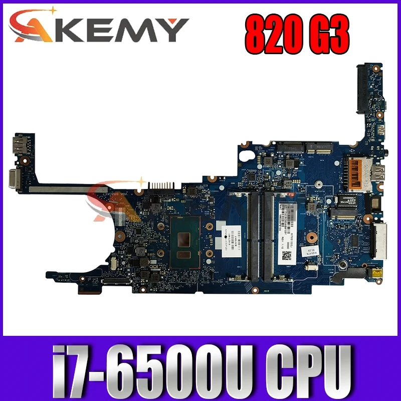 

For HP 820 G3 Laptop Motherboard 831764-001 831764-501 831764-601 With I7-6500u CPU 6050A2725001-MB-A01