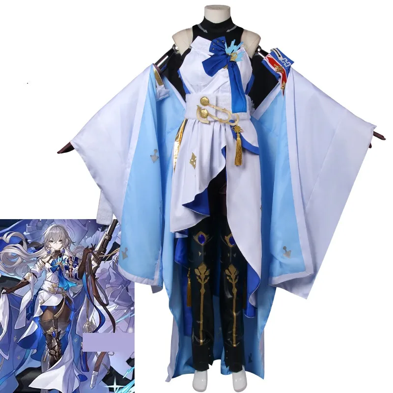 

Anime Honkai: Star Rail Bronya Zaychik Game Suit Gorgeous Dress Cosplay Costume Halloween Party Role Play Outfit Women