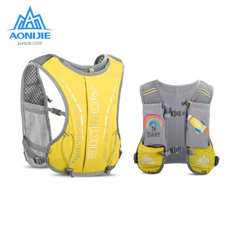 Aonijie Ultralight Rugzak Meisjes Jongens Kinderen Trail Running Vest Outdoor Hydratatie Tassen Wandelen Pack Voor 6 12 Jaar Oud