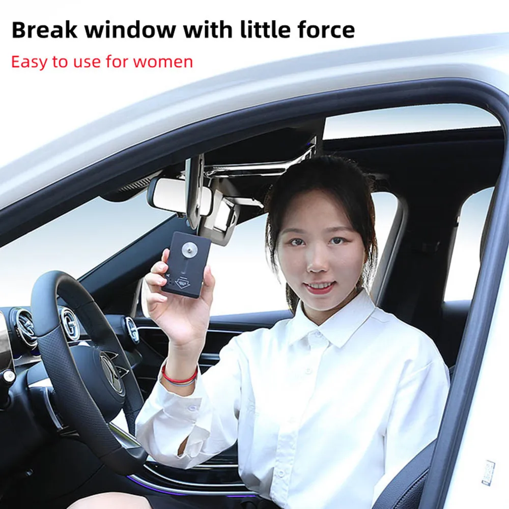 

Portable Window Breaker Car Emergency Kit Seatbelt Cutter Glass Breaker Safety Hammer Car Safety Accessories