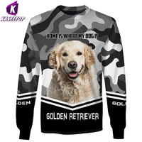 funny golden dog lover 3d printed hoodies fashion pullover men women sweatshirts cosplay costumes zip hoodie tracksuit jacket