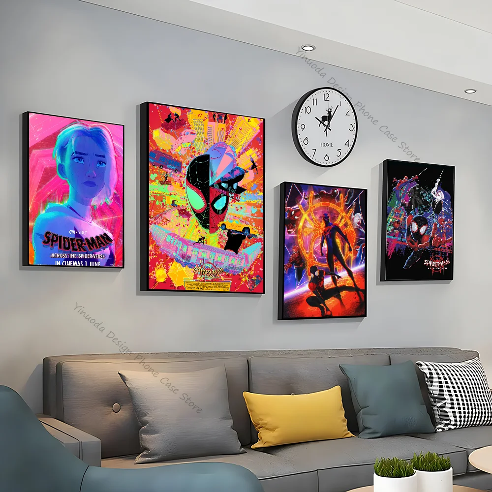 Плакат S-spider Man Винтажный Декор Для Комнаты Настенное Искусство Домашний Бар Кафе