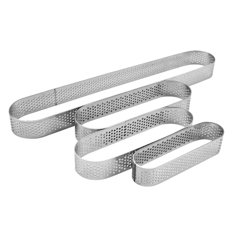 

304 Stainless Steel Cake Making Molds Pizza Fruit Pie Pastry DIY Decoration Moulds Kitchen Baking Gadgets 4 Sizes Choose