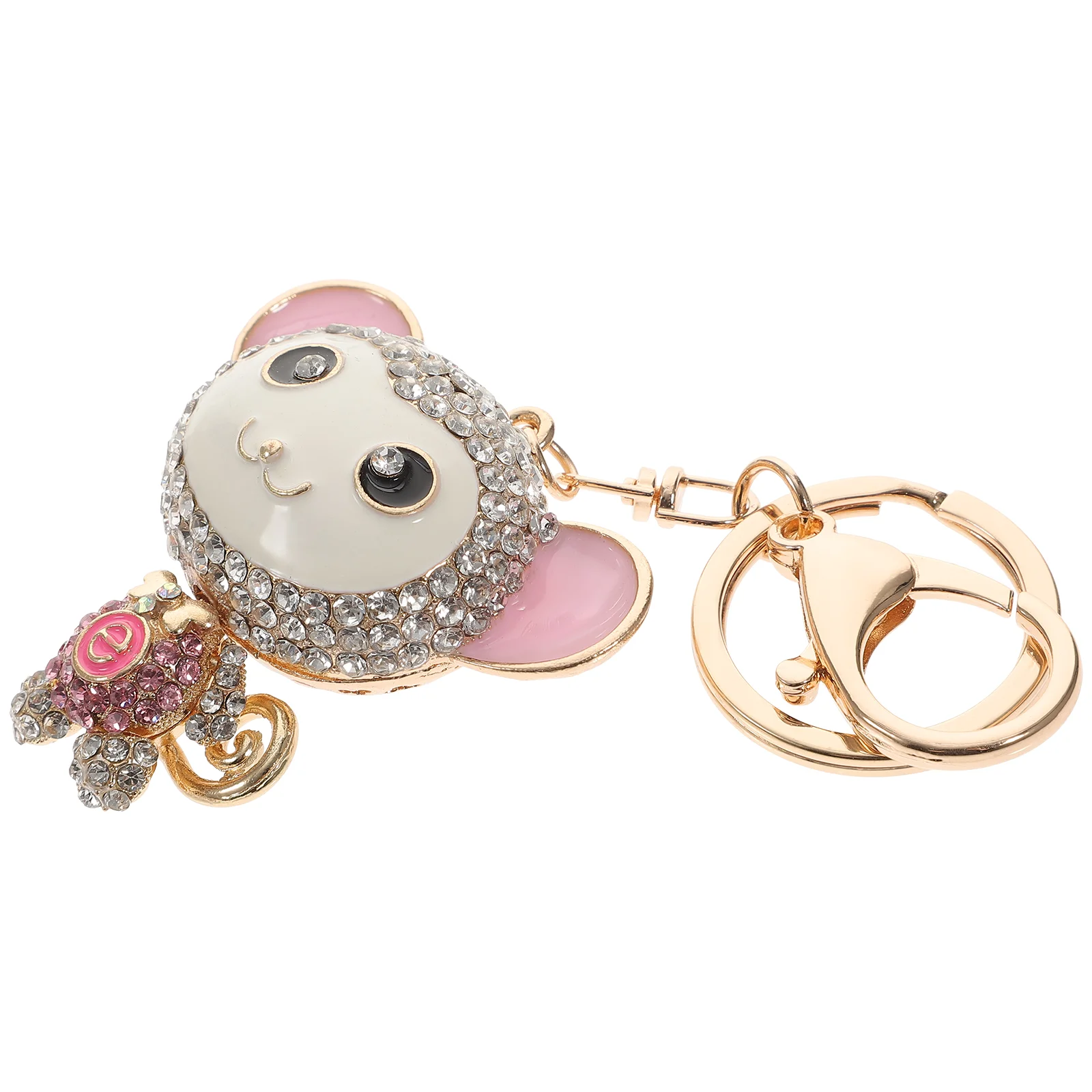 

Car Pendant DIY Backpack Keychain Hanging Keyrings Cool Keychains Metal Small Monkey Decor