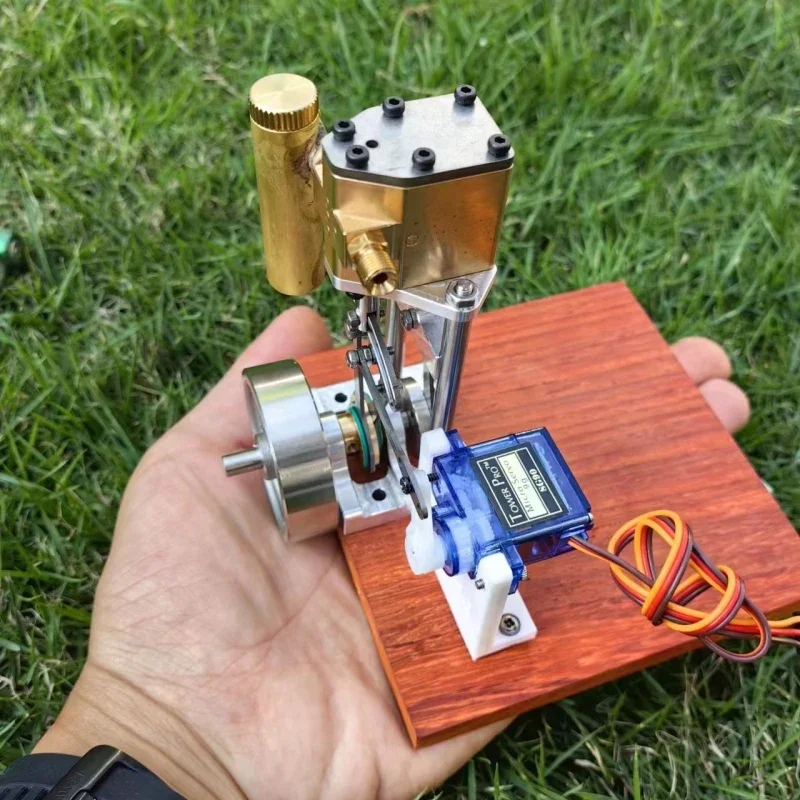 V1313 DIY одноцилиндровый паровой двигатель возвратно-поступательный вертикальный