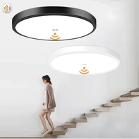 pir motion sensor led ceiling lamp ultra thin round moisture proof ceiling lights for stair corridor bedroom kitchen lighting