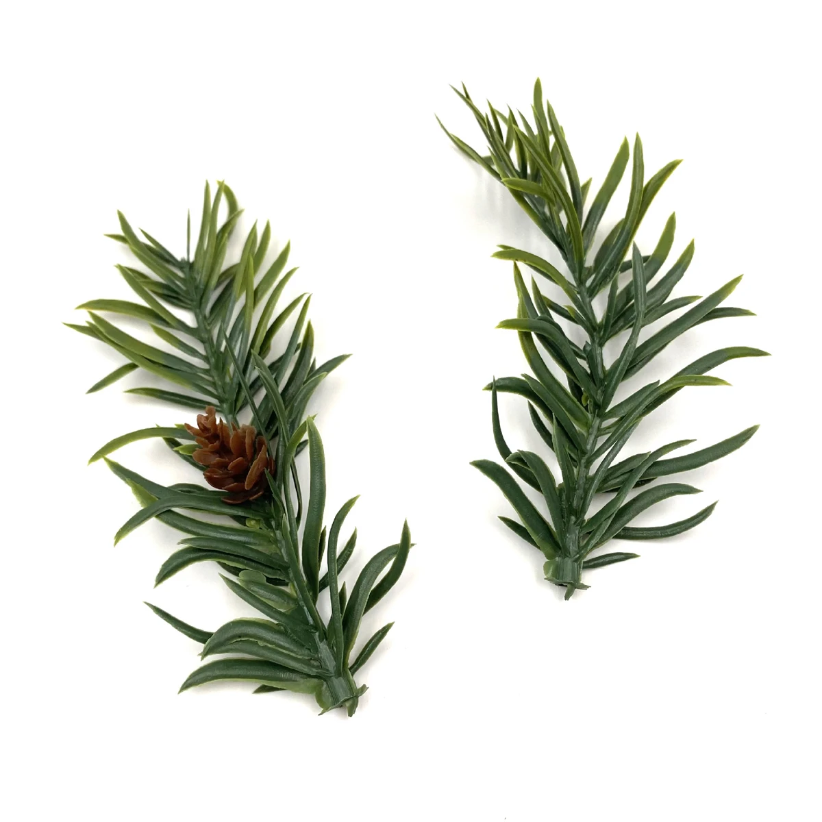 

5Pcs Artificial Pine Needles Grass Fake Aquatic Plants Branches Flowers for Christmas Tree Wedding Decorations DIY Accessories