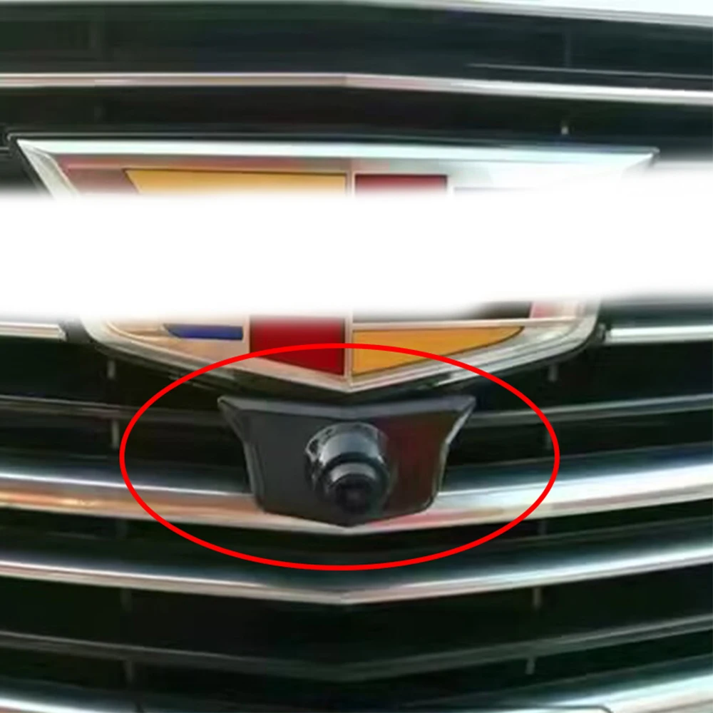 ZJCGO AHD CVBS 1080P 170 ° Автомобильный логотип парковочная камера переднего вида для Cadillac