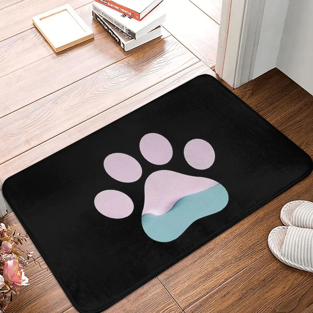 

Нескользящий коврик для ног, напольное украшение розового цвета для гостиной, спальни