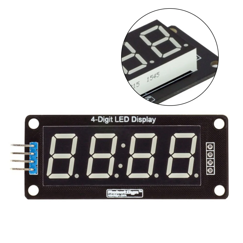 

Цифровой штырь для Arduino, циферблат дисплея CLK-Clock Outdoor Factory TM1637, 7 сегментов, 0,56 дюйма, 42X24X12 мм