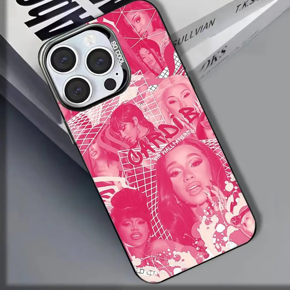 Чехол для телефона C-Cardi B Am I The D-Drama для iPhone 16,15,14,13,12,11,8,7,Pro,Max,Plus,Mini,XS,SE Противоударный матовый чехол (art.: 3920d1aeae8ea) - 3920d1aeae8ea