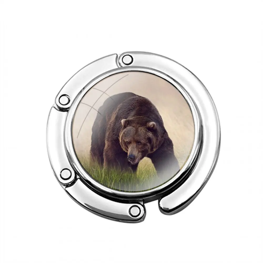 Bear Россия художественный складной крючок для женского стола сумка хранения