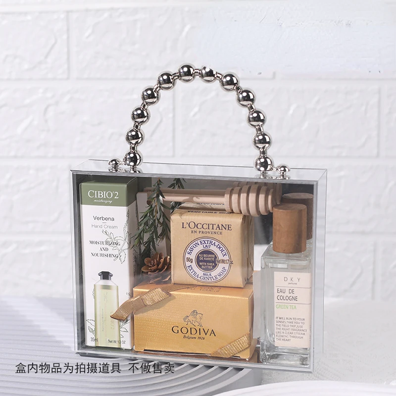 

2 шт., прозрачная акриловая Подарочная коробка для влюбленных