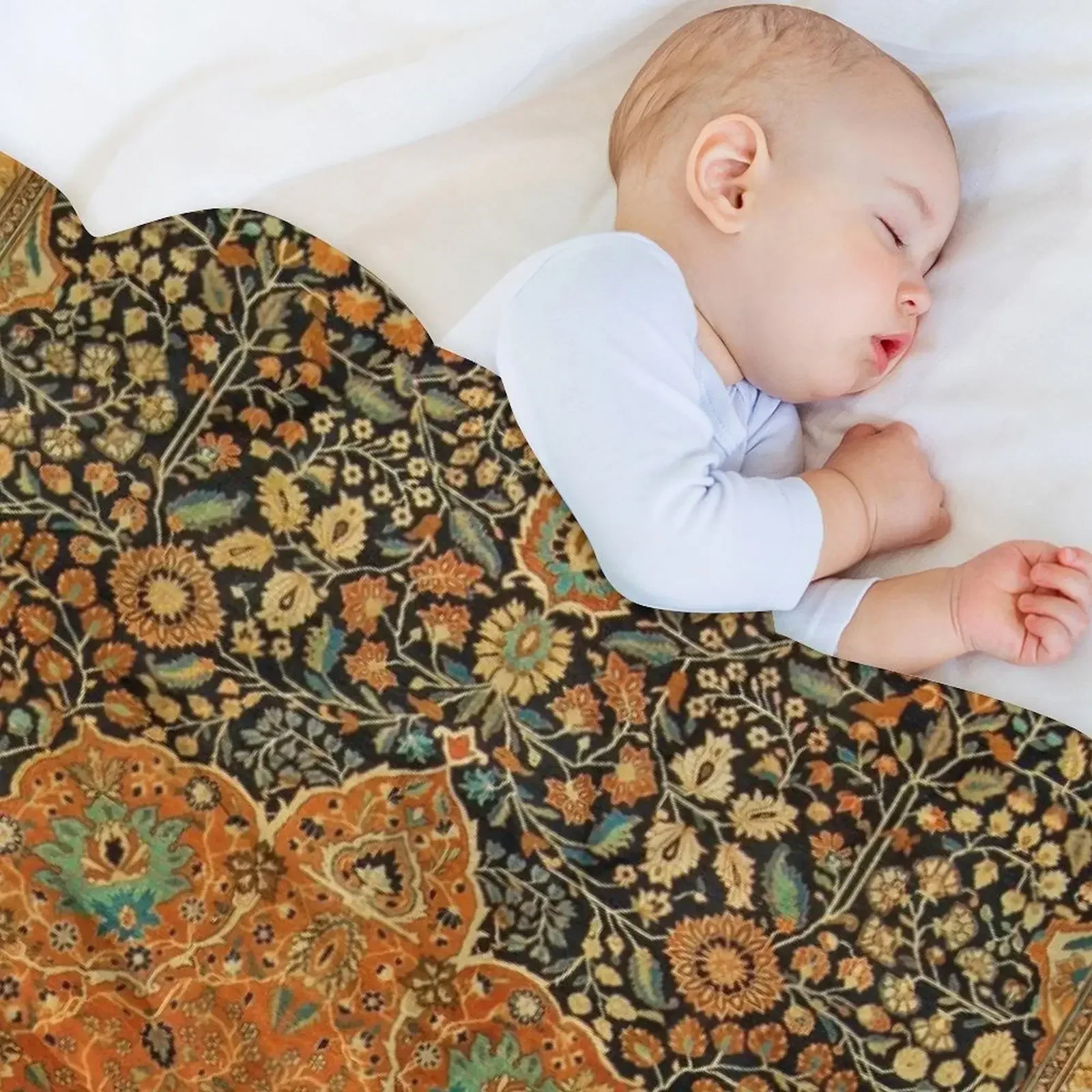 Антикварное одеяло Mohtashem Kashan в персидском стиле