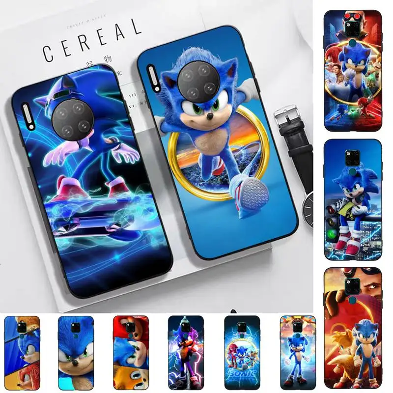 

MINISO Sonic The H-HedgehogS Phone Case for Huawei Mate 20 10 9 40 30 lite pro X Nova 2 3i 7se