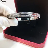 donia jewelry new fashion party bracelet copper inlaid aaa zircon bracelet ladies double row zircon party bracelet
