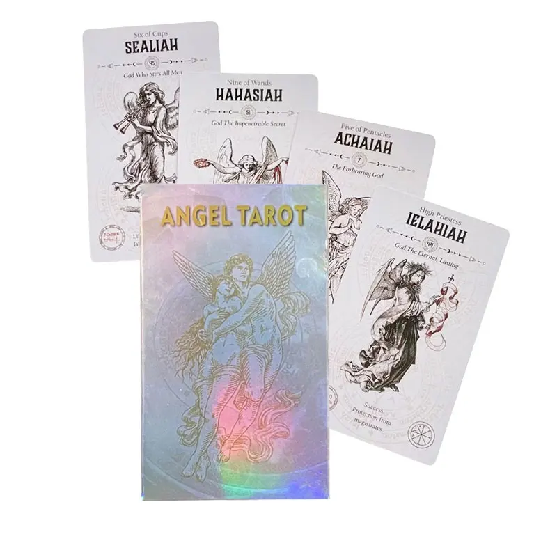 

Angel Tarot deck oracles cards mysterious divination easy tarot card game board game and PDF Guidance