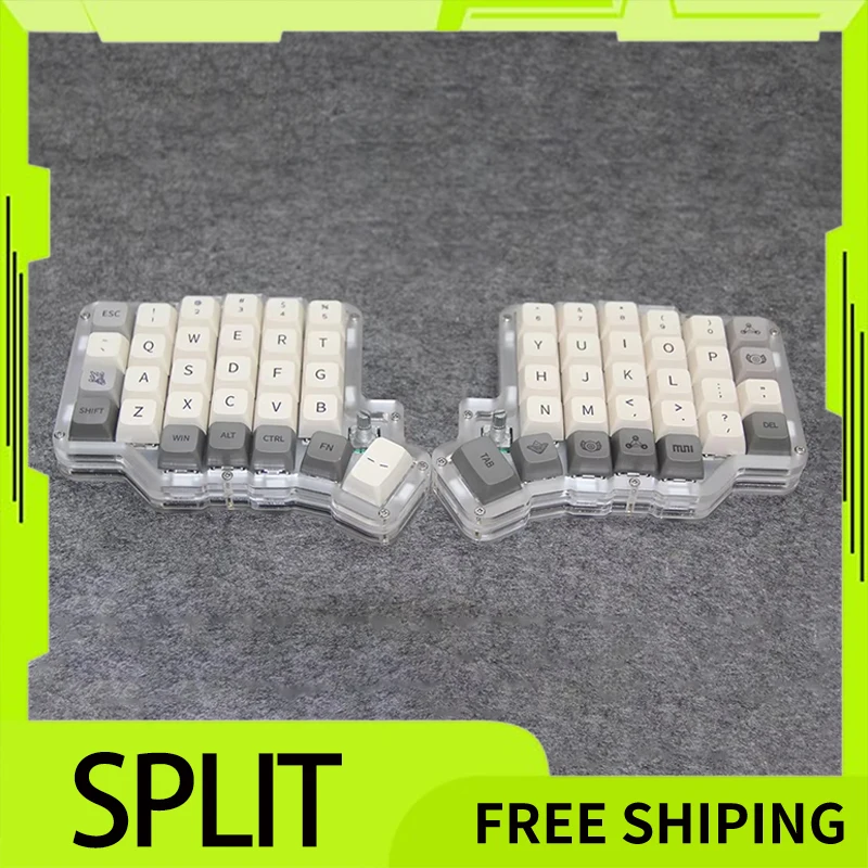 Комплект разделенной механической клавиатуры 58 клавиш с ручкой настройка