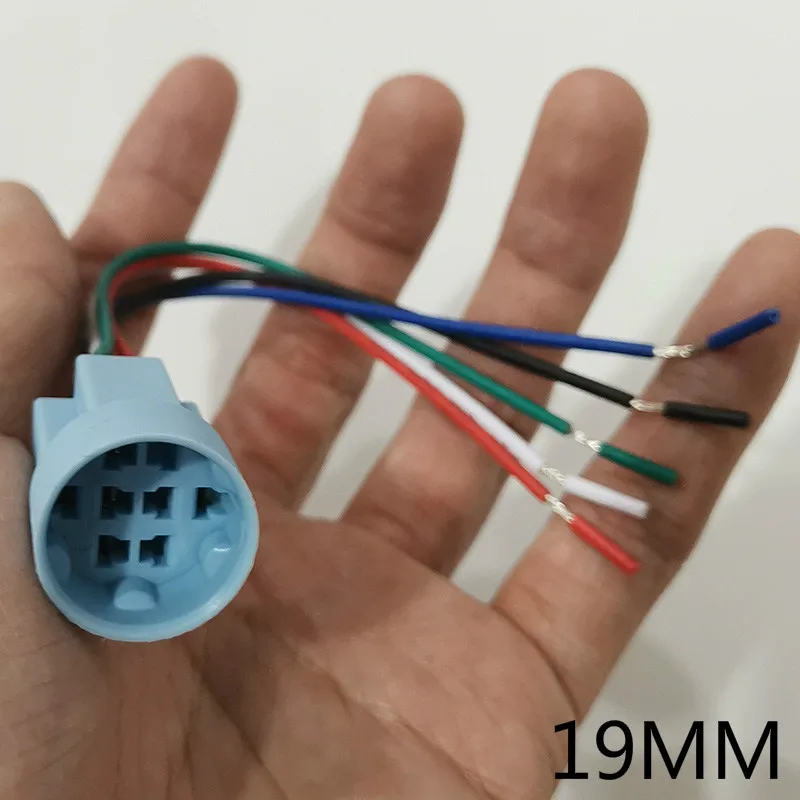 

19mm push button switch flat pins type switch connector pushbutton switch socket