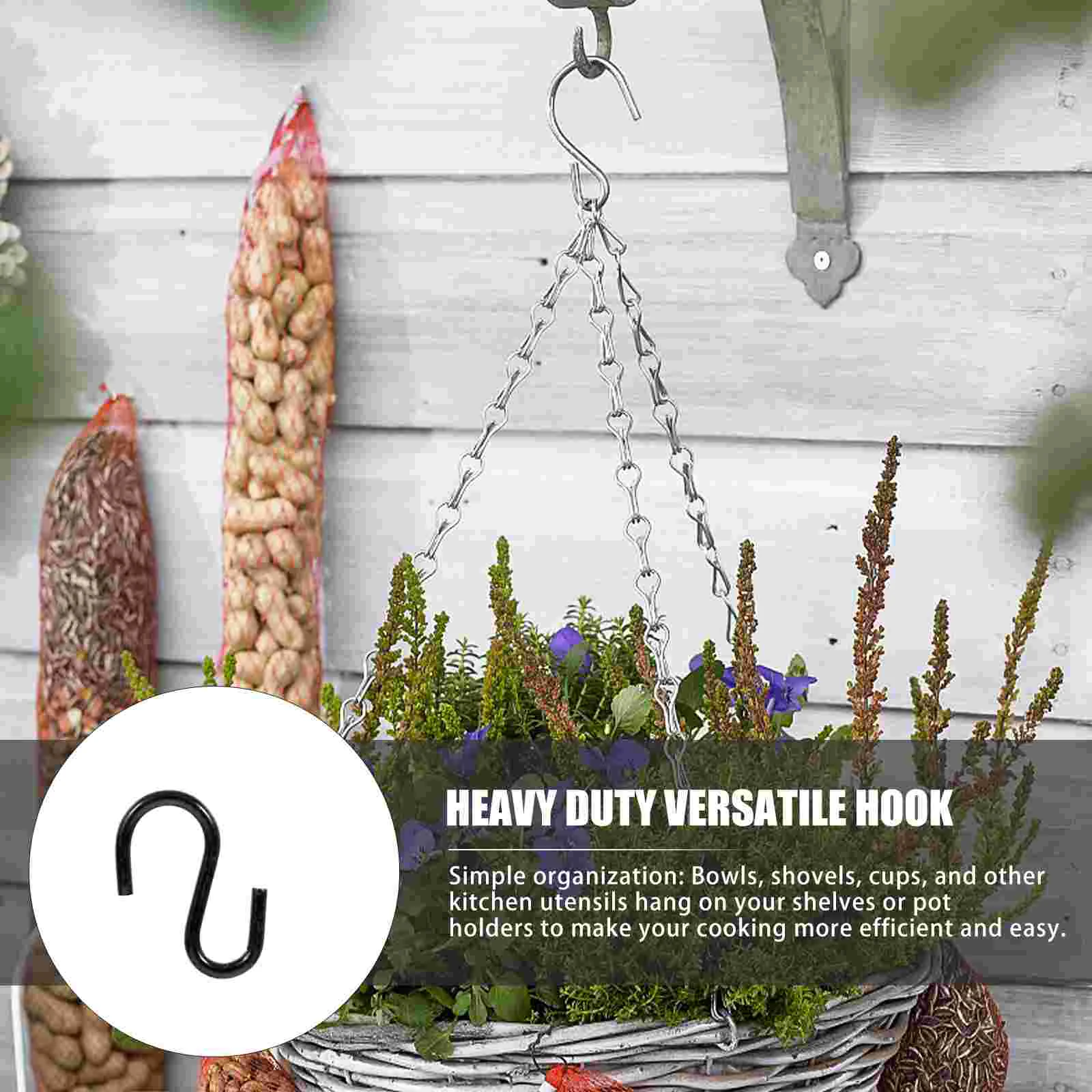 100 шт. крючок железный подвесной домашний S-образный шляпа обычные металлические