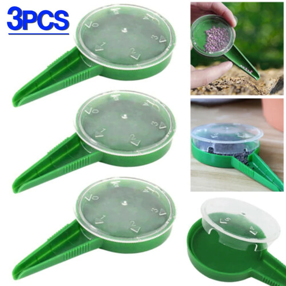 

3PCS Seed Sower Planter Seed Dispenser Seeder Spreaders Gardening Supplies Hand Held Flower Plant Seeder Garden Plant Supplies