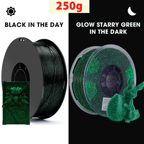 3D Maliang нить PLA Светящаяся ночь Звездное небо зеленый 1 кг