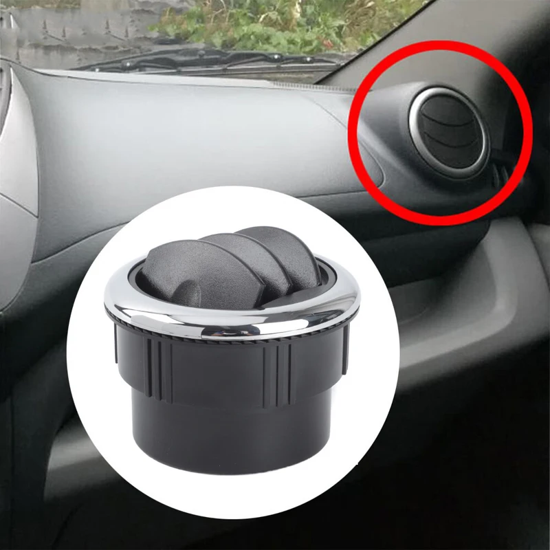 

car button air outletCircular universal air outletAir conditioner air outlet modification accessoriesfor RVcar