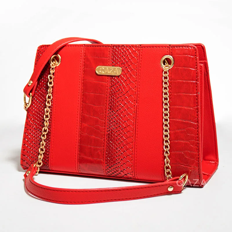 PU Luxury Fashion Brand Designer Leather Shoulder Bag for Women Hand Bag Crocodile Totes Purses Ladies Messenger Handbag