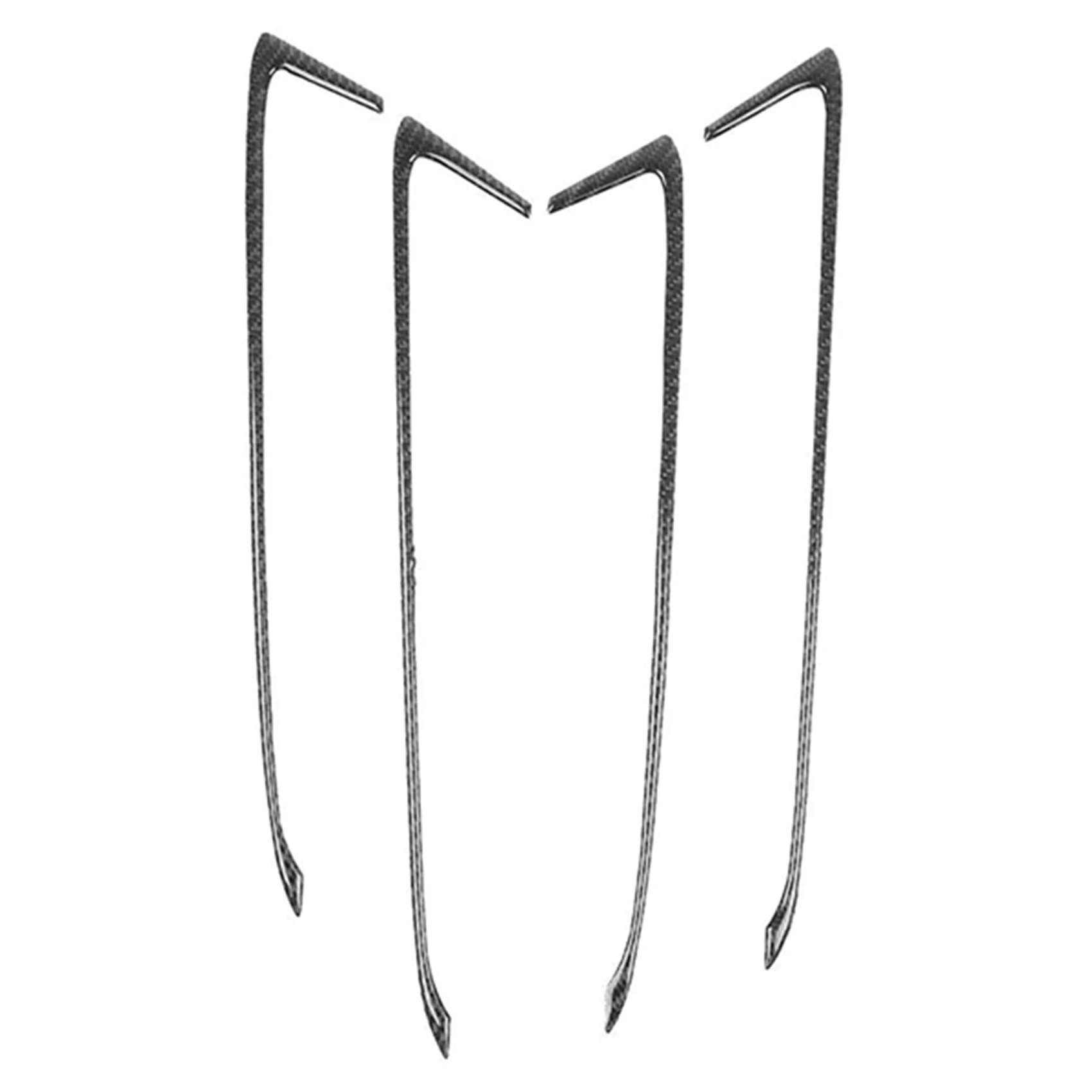 

4 шт., декоративные полосы для поручней автомобильной двери для Honda FIT JAZZ 2014-2018