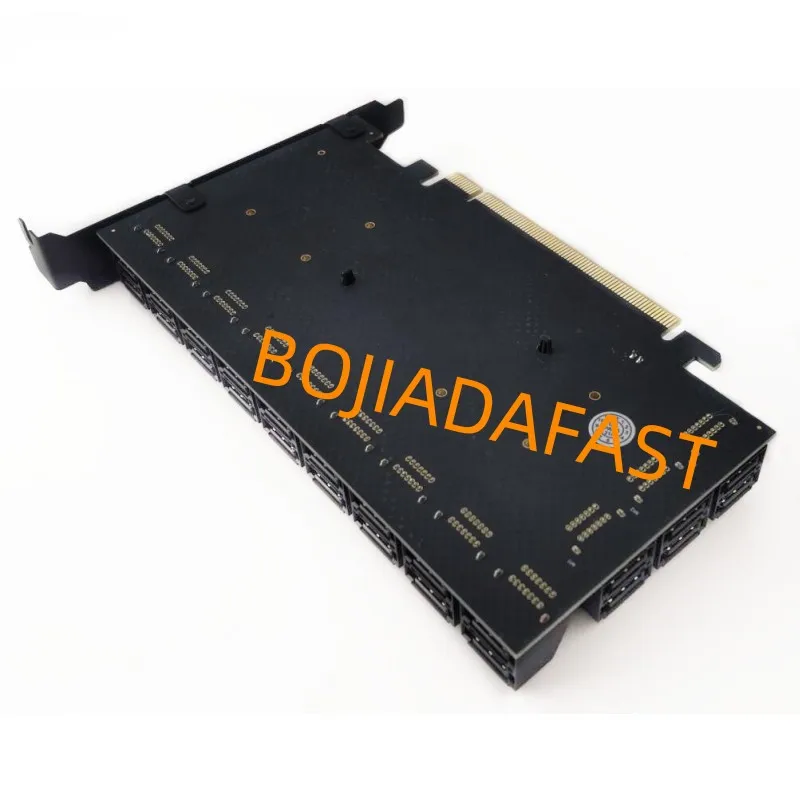 24 разъема SATA 3.0 к PCI-E 16X PCI Express X16 Контроллер расширения Riser Card 6 Гбит/с для жесткого
