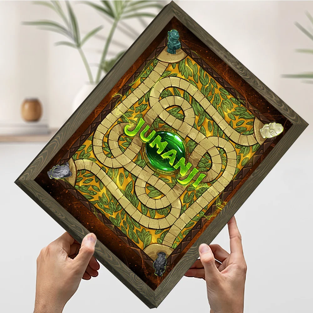 Фото Плакат с принтом Jumanji, настраиваемые картины, настенная живопись на холсте для украшения геймера, домашний эстетический декор комнаты, палочка Deko №3