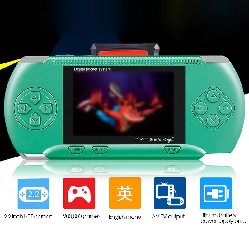 Hot TTKK DG-172 3.2inch Color Screen Handheld Portable Game Console with Built-in 900 000 Games Suitable for RPG/ACT/AVG |