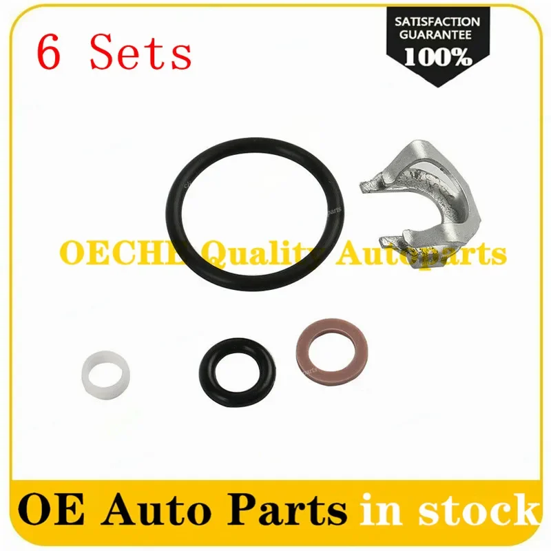 6 комплектов уплотнений топливной форсунки 03H 198149 A/03H Для Audi Q7 2007-2010 Vvolkswagen CC Passat