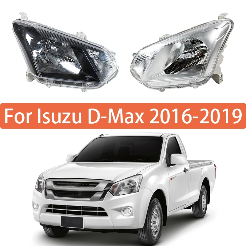 Фото Пара фар для Isuzu D-Max DMAX 2016 2017 2018 2019, фара, фара, низкая конфигурация №1