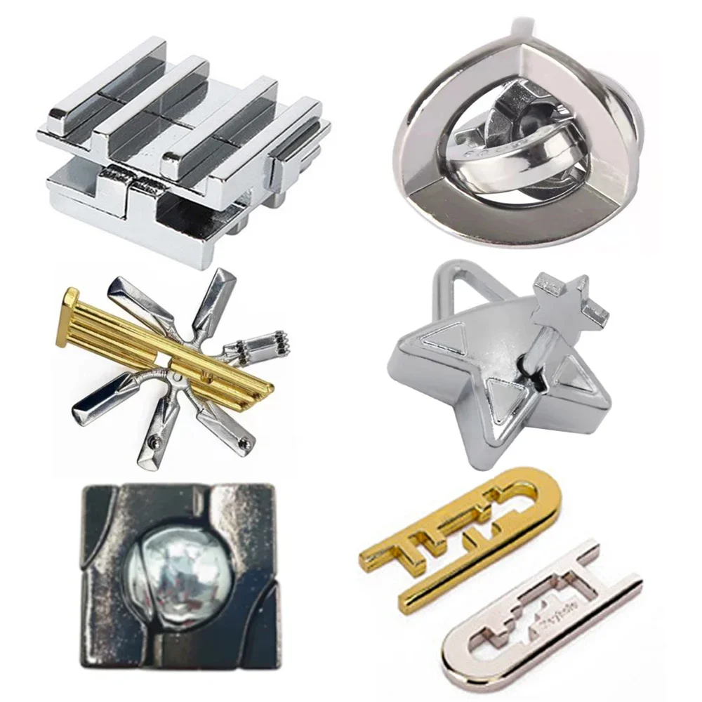 1 шт. классическая игрушка-головоломка из сплава