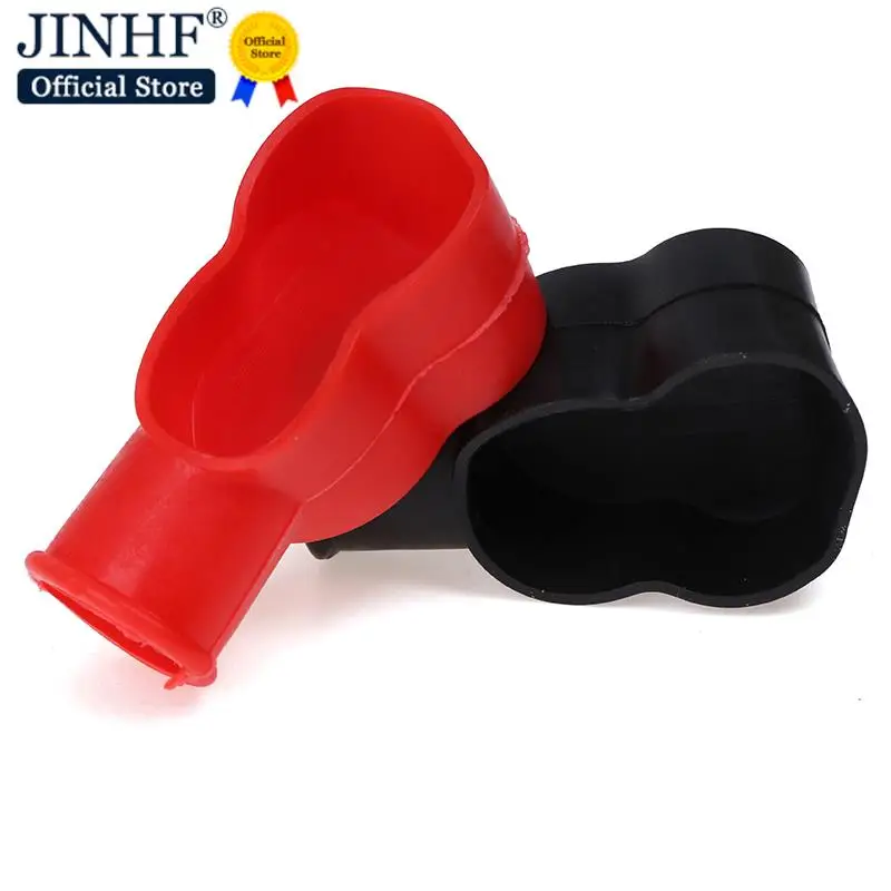 

2 шт. Универсальный Автомобильный Батарея терминал Кепки отрицательный положительной клемме чехлы на сиденья протектор Замена батареи авт...